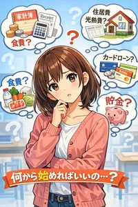 家計見直し初心者は何から始めるべきか？
