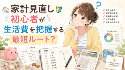 家計見直し初心者が生活費を把握する最短ルート？