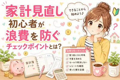 家計見直し初心者が浪費を防ぐチェックポイントとは？