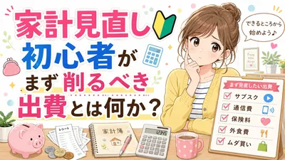 家計見直し初心者がまず削るべき出費とは何か？