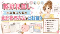 家計見直し初心者に人気の家計管理方法を比較紹介