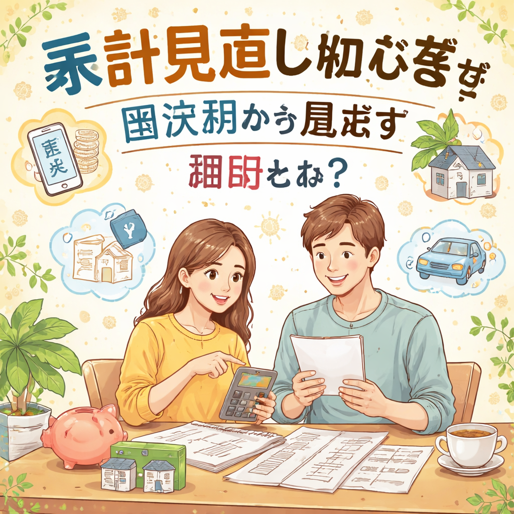家計見直し初心者が固定費から見直すべき理由とは？