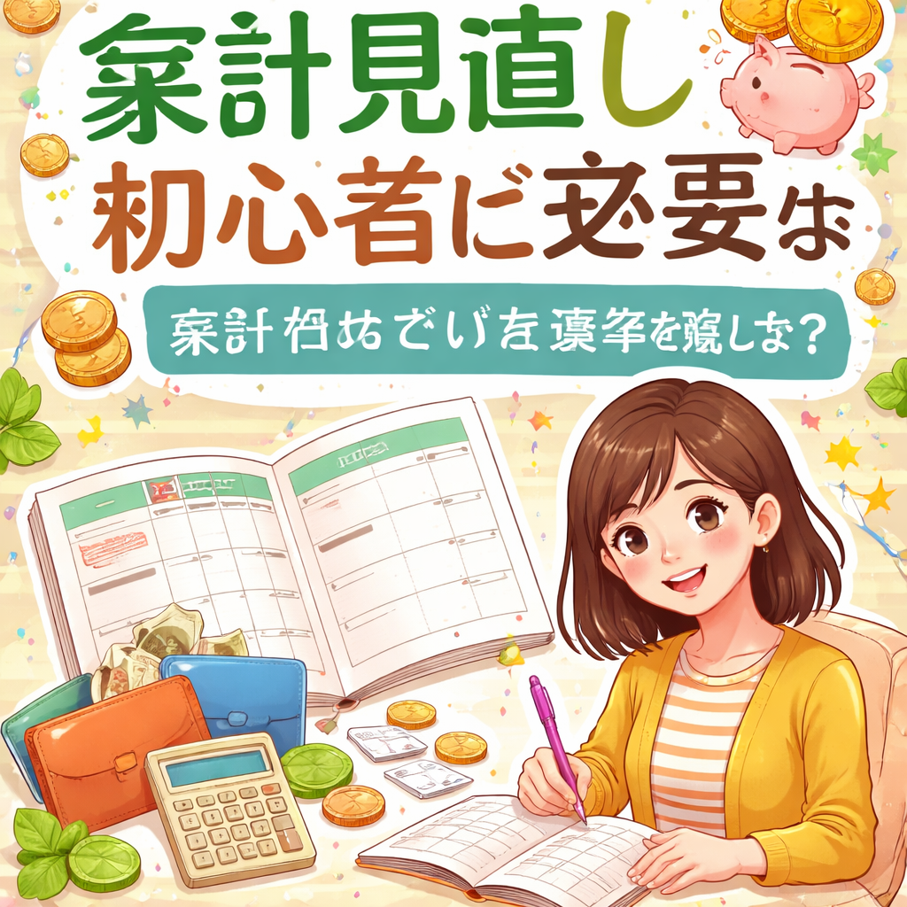 家計見直し初心者に必要な家計簿のつけ方基本編とは？