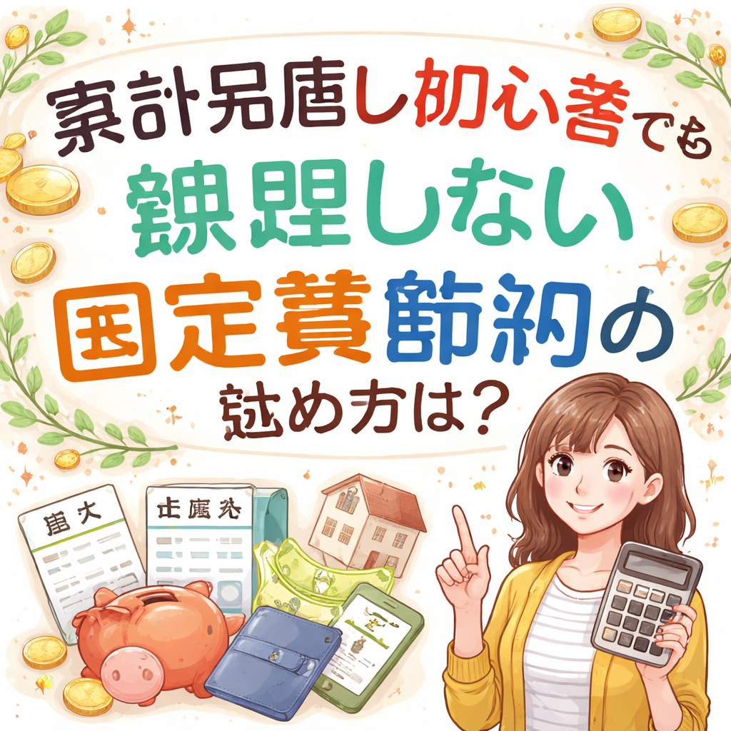 家計見直し初心者でも無理しない固定費節約の始め方は?