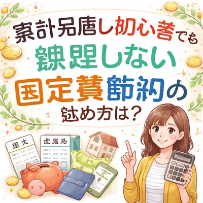 家計見直し初心者でも無理しない固定費節約の始め方は？