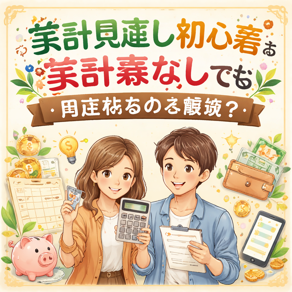 家計見直し初心者は家計簿なしでも見直せるのか解説？