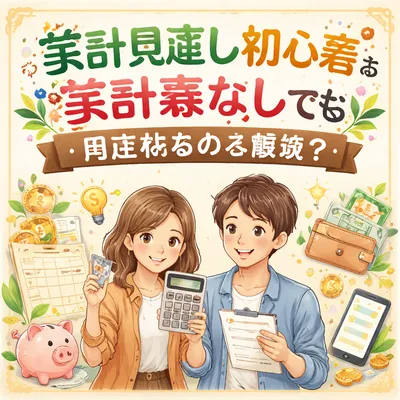 家計見直し初心者は家計簿なしでも見直せるのか解説？