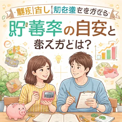 家計見直し初心者でも分かる貯蓄率の目安と考え方とは？