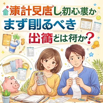 家計見直し初心者がまず削るべき出費とは何か？