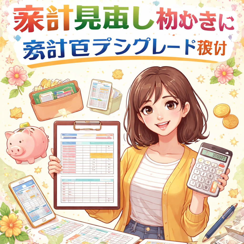 家計見直し初心者に役立つ家計管理テンプレート紹介？