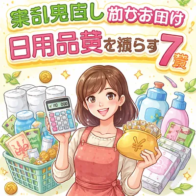 家計見直し初心者向け日用品費を減らすコツ7選？