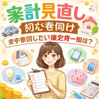 家計見直し初心者向けまず見直したい固定費一覧は？