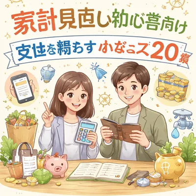 家計見直し初心者向け支出を減らす小さな工夫20選？