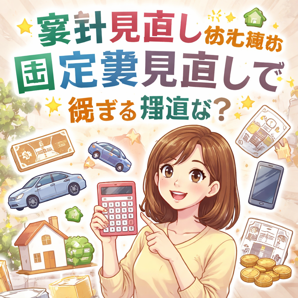 家計見直し初心者が固定費見直しで得する理由は？